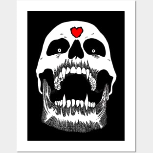 Vampiric Skull Posters and Art